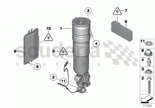 Part Diagram for Rolls Royce 37 14 6851548