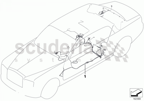 Part Diagram for Rolls Royce 61 11 0422862