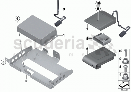 Part Diagram for Rolls Royce 16 11 7691510