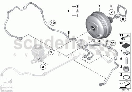 Part Diagram for Rolls Royce 34 33 1158929