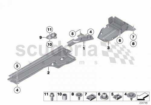 Part Diagram for Rolls Royce 51 75 7201176