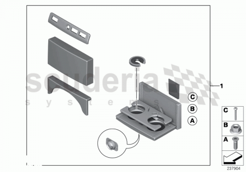 Part Diagram for Rolls Royce 51 16 2208518