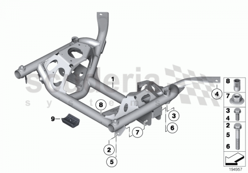 Part Diagram for Rolls Royce 07 11 9904284