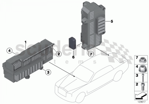 Part Diagram for Rolls Royce 07 14 6989555