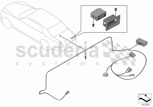 Part Diagram for Rolls Royce 51 49 7160828