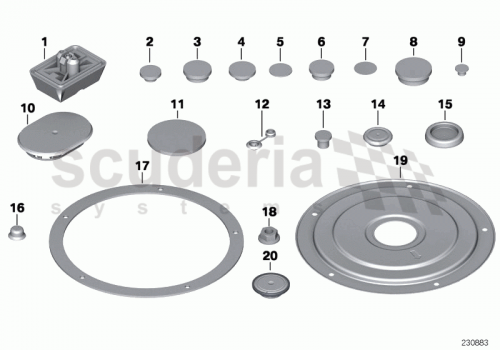 Part Diagram for Rolls Royce 51 71 8268885
