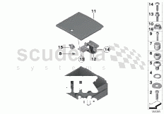 Part Diagram for Rolls Royce 51 16 6950078