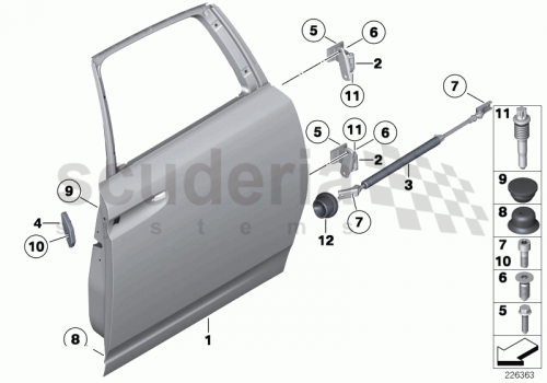 Part Diagram for Rolls Royce 51 71 8110199