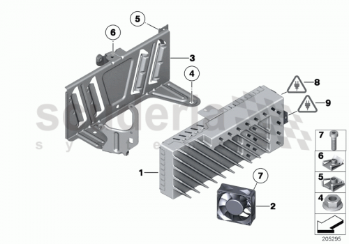 Part Diagram for Rolls Royce 65 15 9153135