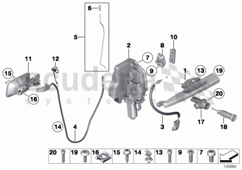 Part Diagram for Rolls Royce 61 35 0143175