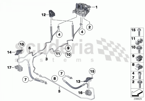 Part Diagram for Rolls Royce 37 14 6775258