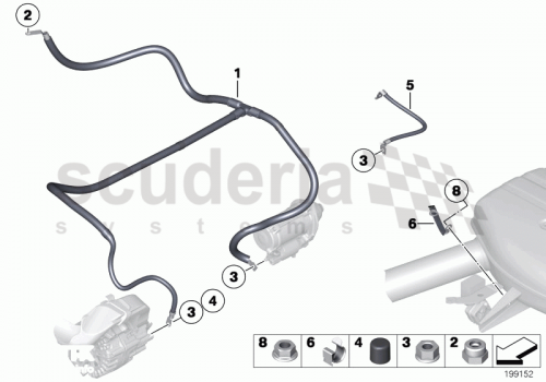 Part Diagram for Rolls Royce 12 42 7604905