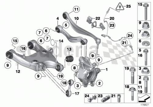 Part Diagram for Rolls Royce 07 11 9906489