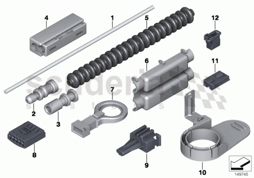 Part Diagram for Rolls Royce 61 13 6931507