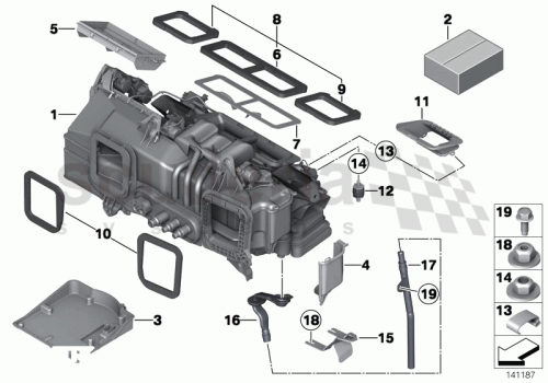 Part Diagram for Rolls Royce 64 11 6918891