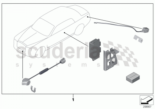 Part Diagram for Rolls Royce 66 53 2161788