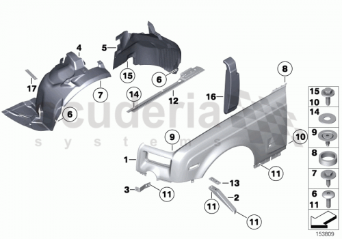 Part Diagram for Rolls Royce 41 21 7118575
