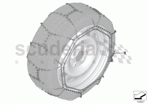 Part Diagram for Rolls Royce 36 11 0302768