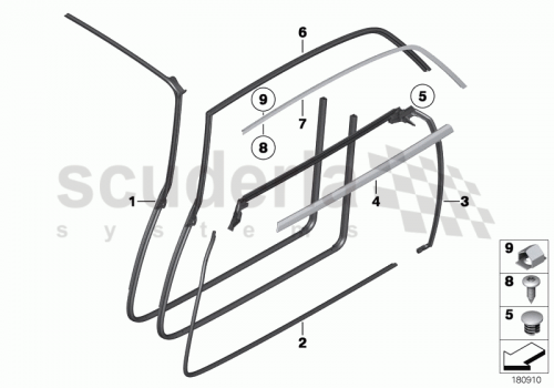 Part Diagram for Rolls Royce 51 76 7176071