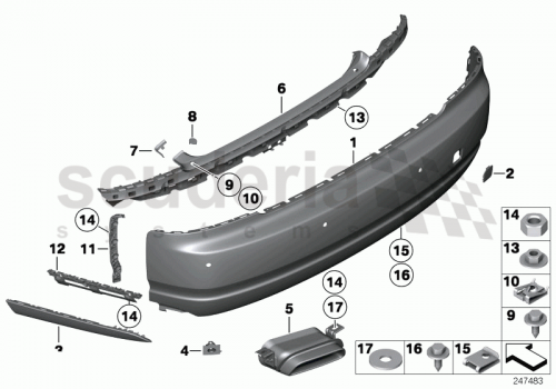 Part Diagram for Rolls Royce 07 11 9901299