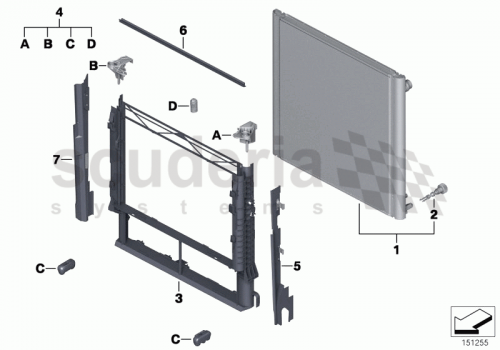 Part Diagram for Rolls Royce 17 11 7593307