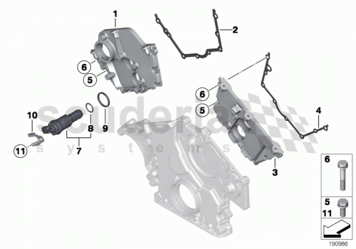 Part Diagram for Rolls Royce 11 36 7546379