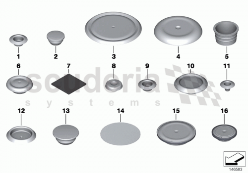 Part Diagram for Rolls Royce 07 14 7120493