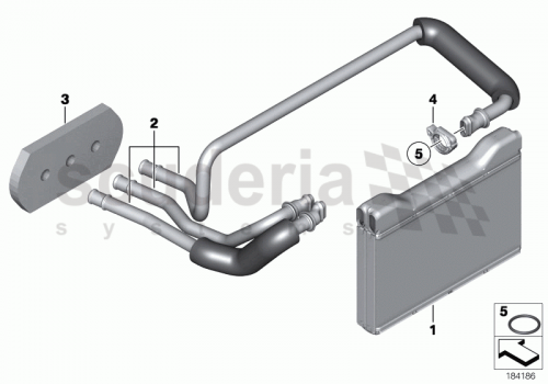 Part Diagram for Rolls Royce 64 11 9163330