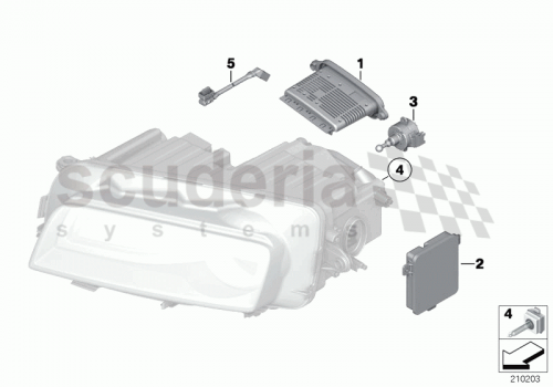 Part Diagram for Rolls Royce 63 21 7217509