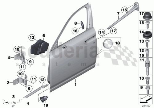 Part Diagram for Rolls Royce 07 12 9903984