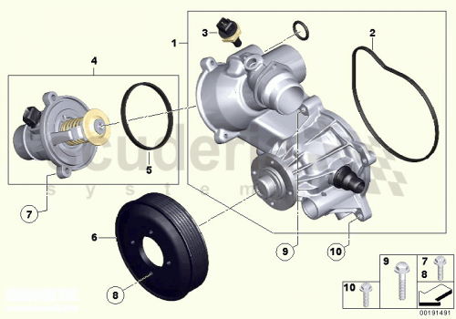 Part Diagram for Rolls Royce 11 51 7586780