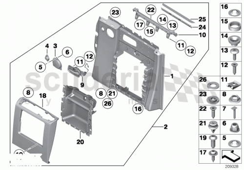 Part Diagram for Rolls Royce 51 42 7253847