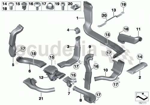 Part Diagram for Rolls Royce 51 16 6950085