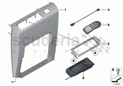 Part Diagram for Rolls Royce 61 12 6951373