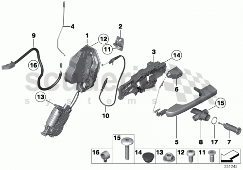 Part Diagram for Rolls Royce 51 21 7204712