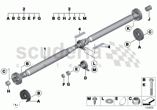 Part Diagram for Rolls Royce 51 71 7110892