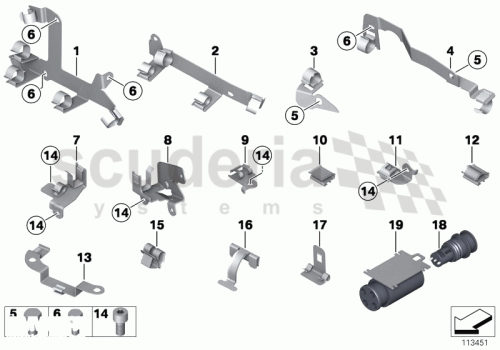 Part Diagram for Rolls Royce 12 52 7511213