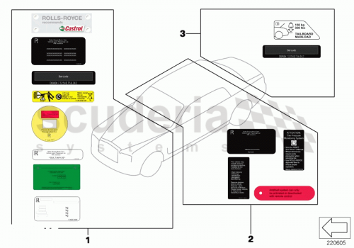 Part Diagram for Rolls Royce 71 24 6790155