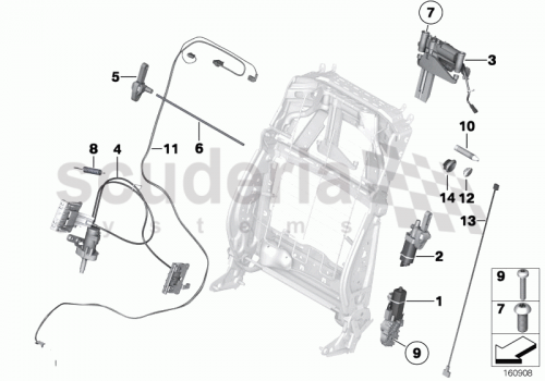 Part Diagram for Rolls Royce 61 11 9215239