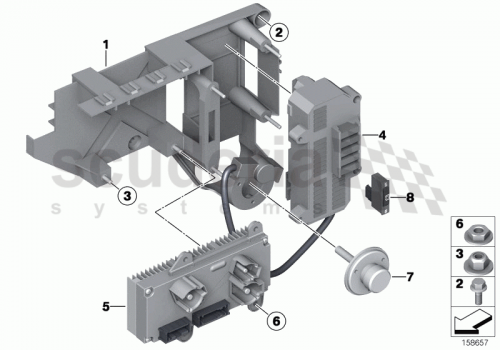 Part Diagram for Rolls Royce 61 35 0404731