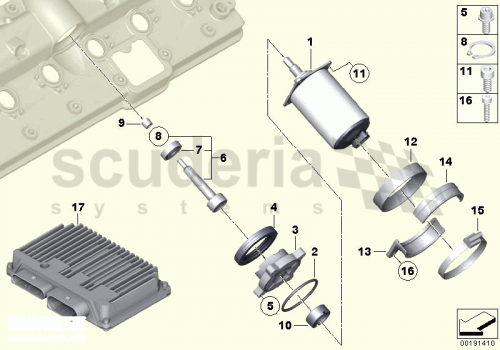 Part Diagram for Rolls Royce 11 37 7504327