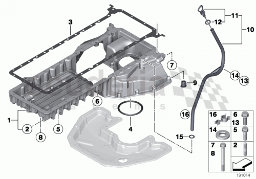 Part Diagram for Rolls Royce 11 13 7574533