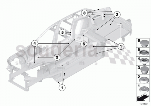 Part Diagram for Rolls Royce 51 71 0153056
