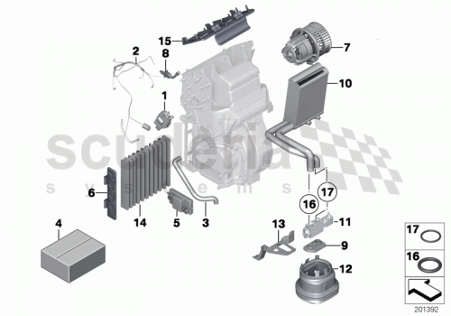 Part Diagram for Rolls Royce 64 11 9220848