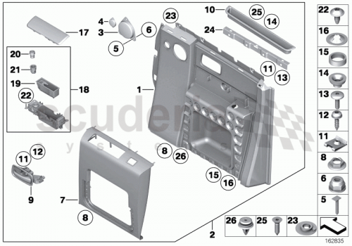 Part Diagram for Rolls Royce 51 42 6973587