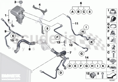 Part Diagram for Rolls Royce 17 12 7519276