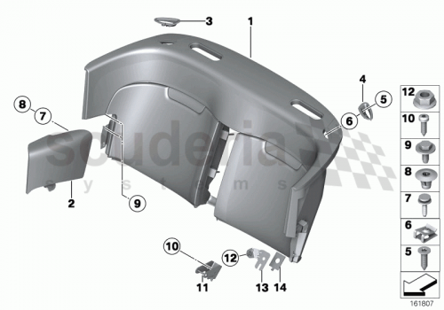 Part Diagram for Rolls Royce 07 11 9905911