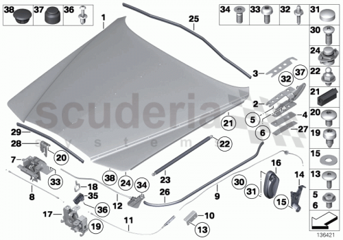 Part Diagram for Rolls Royce 51 23 7040711