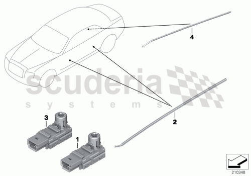 Part Diagram for Rolls Royce 63 31 9163735