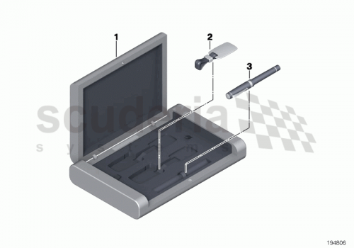Part Diagram for Rolls Royce 51 16 7251577